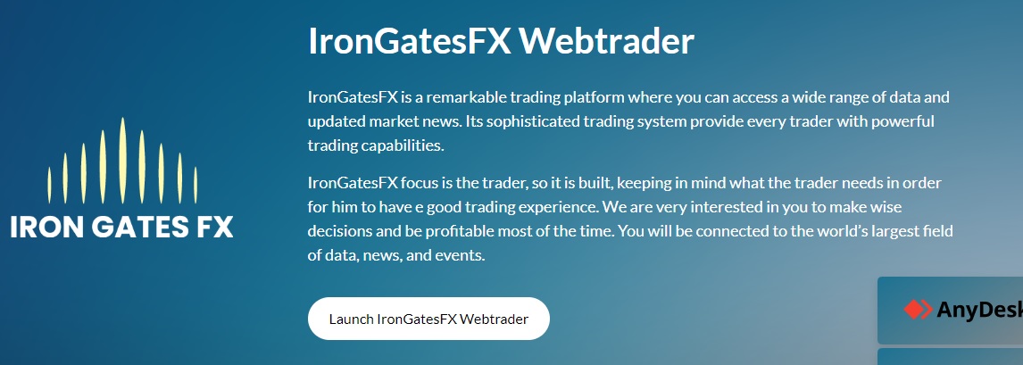 IronGates FX Trading Platform