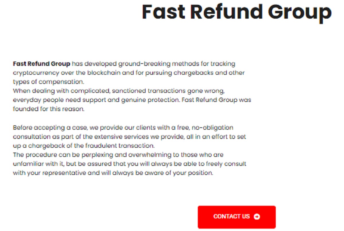 Fast Refund Group overview